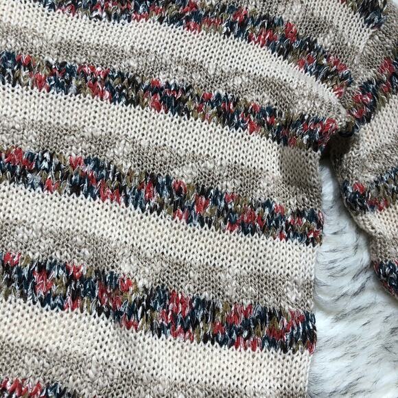Urban Outfitters Cooperative Colorful Multicolor Striped Knit Sweater XS - Picture 4 of 6